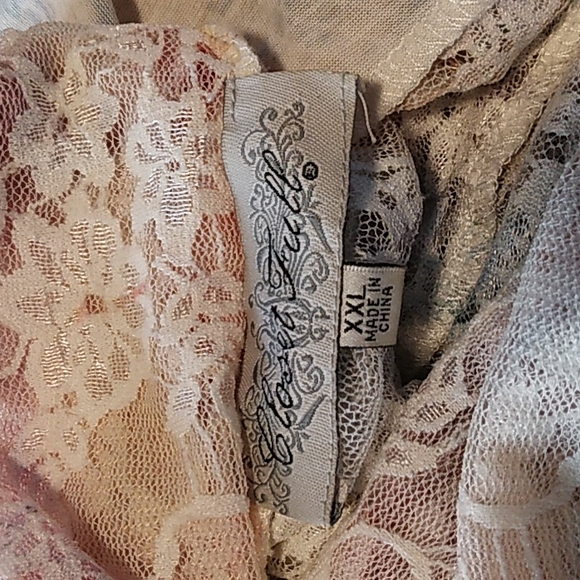 Closet Full brand Ladies sleeveless lace cover up topper cardigan floral   T1 - Picture 10 of 11